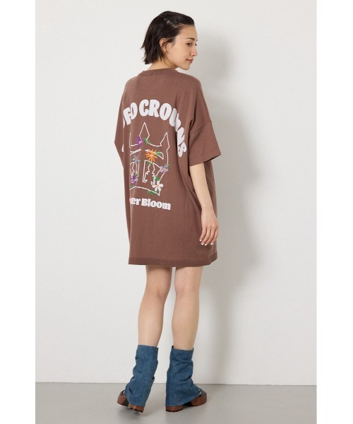 RODEO CROWNS WIDE BOWL(ロデオクラウンズワイドボウル)の「フラワークラウンニットワンピース(ワンピース・レディース・オフホワイト/ブラウン/ブラック・FREE)」の17枚目の写真