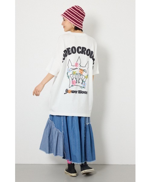 RODEO CROWNS WIDE BOWL(ロデオクラウンズワイドボウル)の「フラワークラウンニットワンピース(ワンピース・レディース・オフホワイト/ブラウン/ブラック・FREE)」の7枚目の写真
