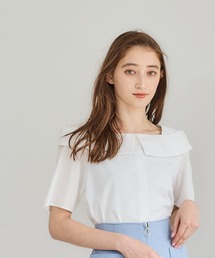 オフショル風ブラウス