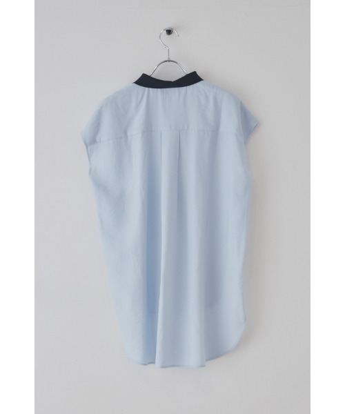 Muel Chic(ミュエルシック)の「Still blouse スティルブラウス(ポロシャツ・レディース・ホワイト/ライトブルー/ブラック・FREE)」の8枚目の写真