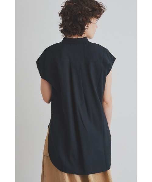 Muel Chic(ミュエルシック)の「Still blouse スティルブラウス(ポロシャツ・レディース・ホワイト/ライトブルー/ブラック・FREE)」の22枚目の写真