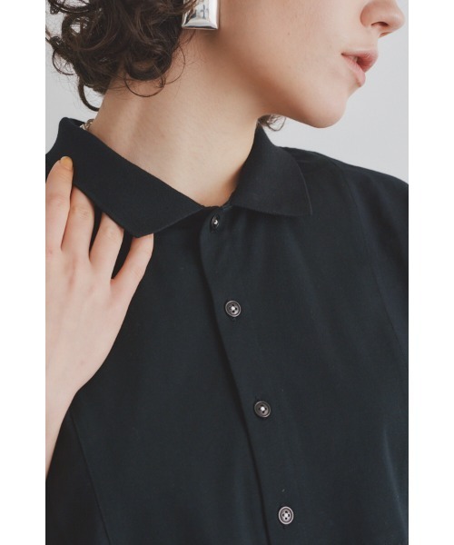 Muel Chic(ミュエルシック)の「Still blouse スティルブラウス(ポロシャツ・レディース・ホワイト/ライトブルー/ブラック・FREE)」の21枚目の写真