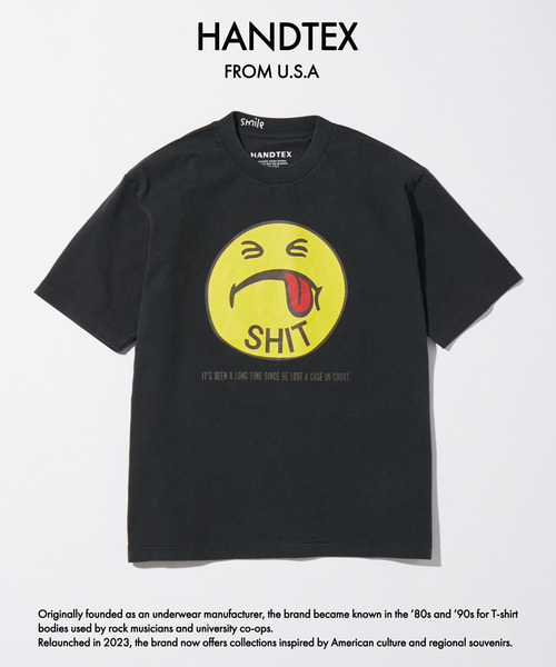 HANDTEX / ハンドテックス 別注 SMILE スマイル Tシャツ（Tシャツ