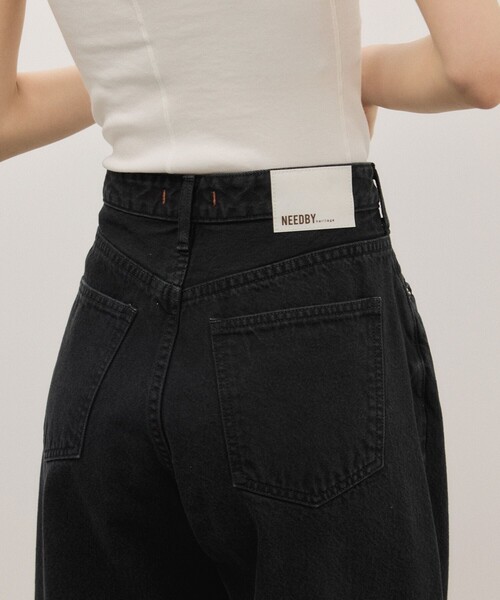 NEEDBY heritage(ニードバイヘリテージ)の「【NEEDBY for ADAM ET ROPE'】別注 ANGIE(デニムパンツ・レディース・ブルー/ブラック・24/23/25/26)」の22枚目の写真