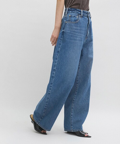 NEEDBY heritage(ニードバイヘリテージ)の「【NEEDBY for ADAM ET ROPE'】別注 ANGIE(デニムパンツ・レディース・ブルー/ブラック・24/23/25/26)」の20枚目の写真