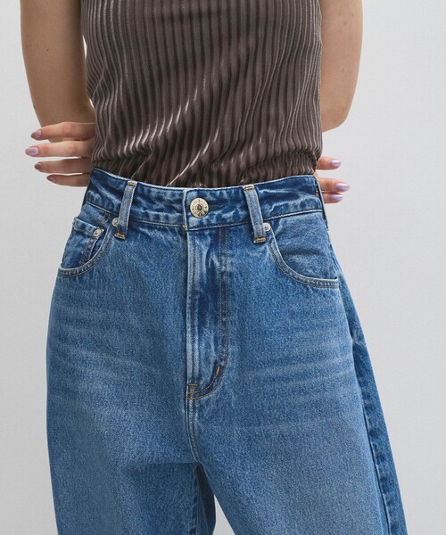 NEEDBY heritage(ニードバイヘリテージ)の「【NEEDBY for ADAM ET ROPE'】別注 ANGIE(デニムパンツ・レディース・ブルー/ブラック・24/23/25/26)」の19枚目の写真