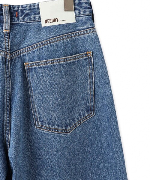 NEEDBY heritage(ニードバイヘリテージ)の「【NEEDBY for ADAM ET ROPE'】別注 ANGIE(デニムパンツ・レディース・ブルー/ブラック・24/23/25/26)」の11枚目の写真