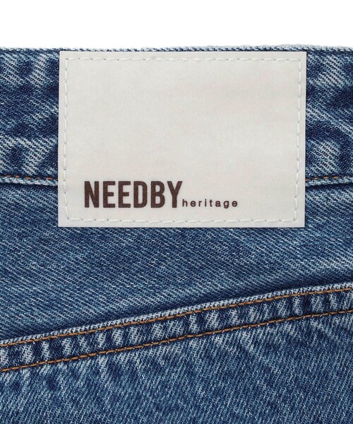 NEEDBY heritage(ニードバイヘリテージ)の「【NEEDBY for ADAM ET ROPE'】別注 ANGIE(デニムパンツ・レディース・ブルー/ブラック・24/23/25/26)」の10枚目の写真