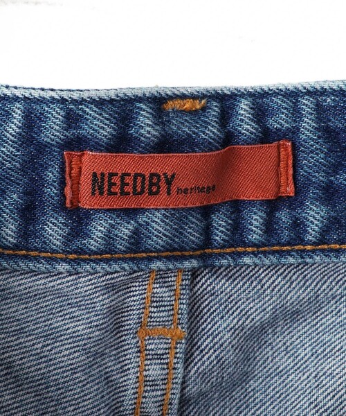 NEEDBY heritage(ニードバイヘリテージ)の「【NEEDBY for ADAM ET ROPE'】別注 ANGIE(デニムパンツ・レディース・ブルー/ブラック・24/23/25/26)」の7枚目の写真