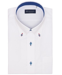 BRICK HOUSE by TOKYO SHIRT（ブリックハウス）の「【吸水速乾】 形態安定ノンアイロン ボタンダウン 半袖ビジネスワイシャツ（ビジネスシャツ）」
