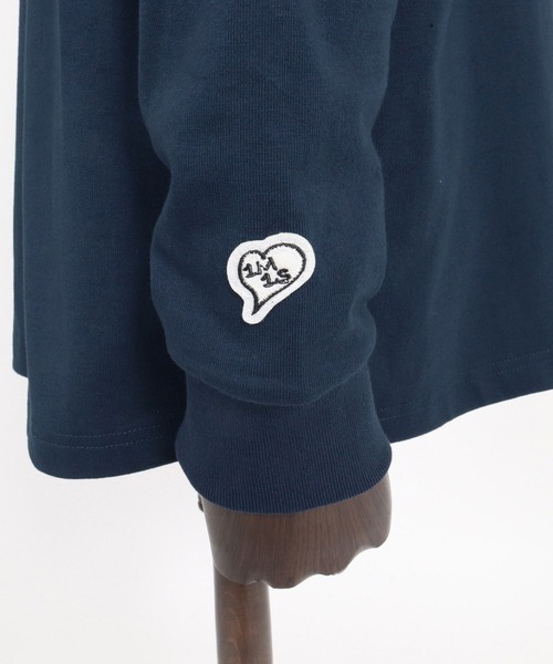 1minute 1second（ワンミニットワンセカンド）の「mlt5751-cursive embroidery U.S.A. cotton 8oz long sleeve cut sew ロングスリーブTシャツ(1M26A210)（Tシャツ/カットソー・メンズ・ネイビー/ブラック/ホワイト・S/M/L/XL）」の7枚目の写真