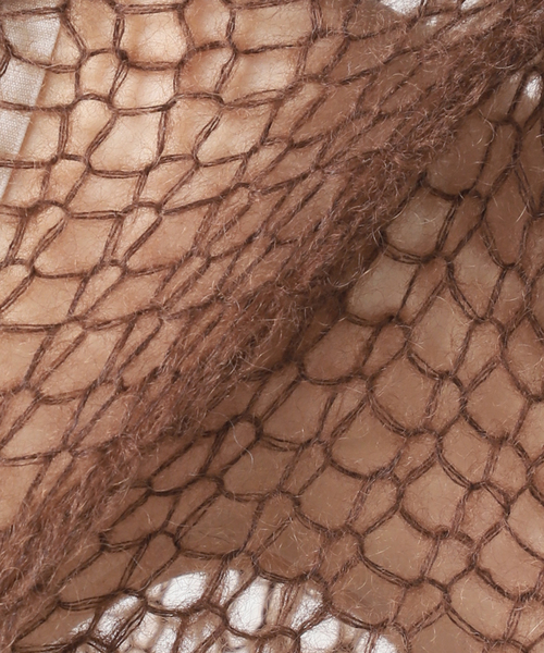 Spick & Span(スピックアンドスパン)の「《一部店舗+WEB限定》Mohair Sheer Sweater(ニット/セーター・レディース・ピンク/ブラウン・FREE)」の10枚目の写真