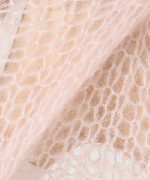 Spick & Span(スピックアンドスパン)の「《一部店舗+WEB限定》Mohair Sheer Sweater(ニット/セーター・レディース・ピンク/ブラウン・FREE)」の12枚目の写真