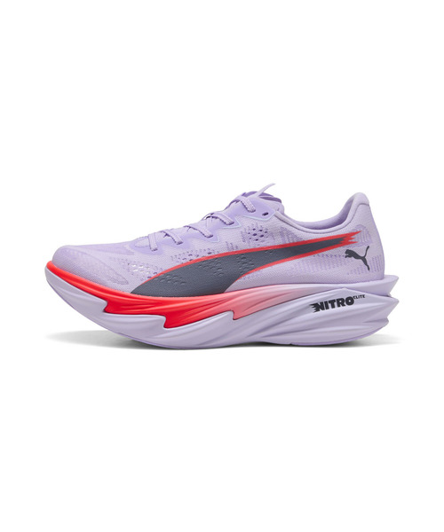 PUMA(プーマ)の「PUMA プーマ ウィメンズ ディヴィエイト ニトロ エリート 4 ランニングシュ(スニーカー・レディース・レッド系その他/ラベンダー/ライム・24.5cm/24.0cm/23.5cm/23.0cm/22.5cm/25.0cm)」の5枚目の写真
