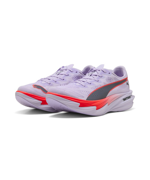 PUMA(プーマ)の「PUMA プーマ ウィメンズ ディヴィエイト ニトロ エリート 4 ランニングシュ(スニーカー・レディース・レッド系その他/ラベンダー/ライム・24.5cm/24.0cm/23.5cm/23.0cm/22.5cm/25.0cm)」の6枚目の写真
