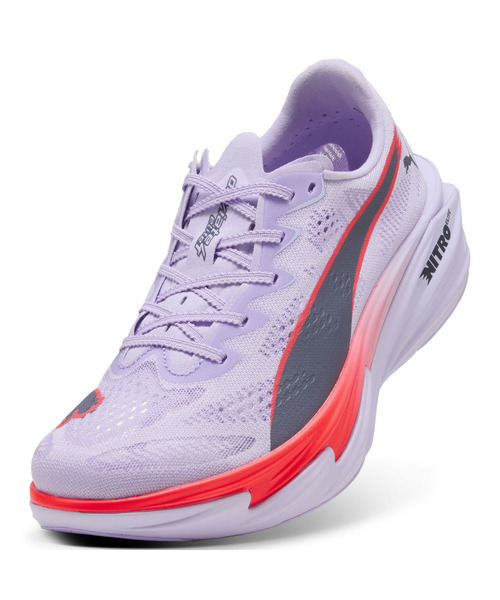 PUMA(プーマ)の「PUMA プーマ ウィメンズ ディヴィエイト ニトロ エリート 4 ランニングシュ(スニーカー・レディース・レッド系その他/ラベンダー/ライム・24.5cm/24.0cm/23.5cm/23.0cm/22.5cm/25.0cm)」の10枚目の写真