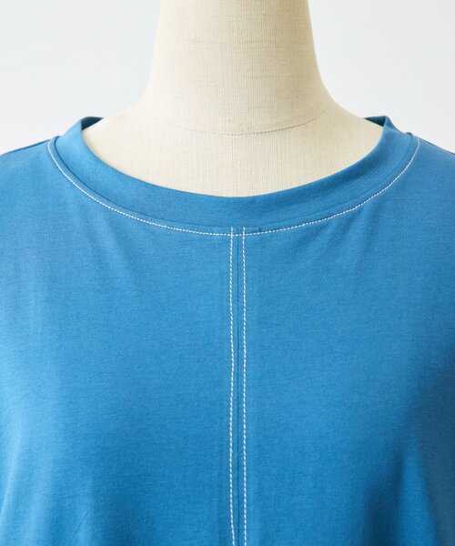 ear PAPILLONNER(イアパピヨネ)の「切替Tシャツワンピース【SUM1 STYLE】(ワンピース・レディース・ブラック/サックスブルー・FREE)」の21枚目の写真