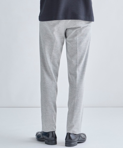 MEN'S BIGI(メンズビギ)の「ウール混ツイルジャージスラックス(その他パンツ・メンズ・グレー系その他/ネイビー/ライトグレー/ブラウン・01/02/03/04/05)」の6枚目の写真
