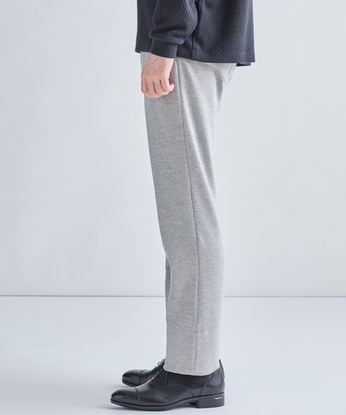MEN'S BIGI(メンズビギ)の「ウール混ツイルジャージスラックス(その他パンツ・メンズ・グレー系その他/ネイビー/ライトグレー/ブラウン・01/02/03/04/05)」の5枚目の写真