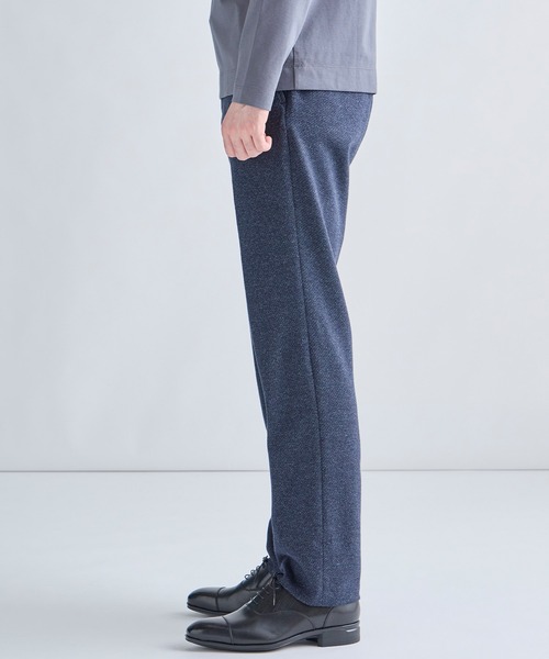 MEN'S BIGI(メンズビギ)の「ウール混ツイルジャージスラックス(その他パンツ・メンズ・グレー系その他/ネイビー/ライトグレー/ブラウン・01/02/03/04/05)」の7枚目の写真