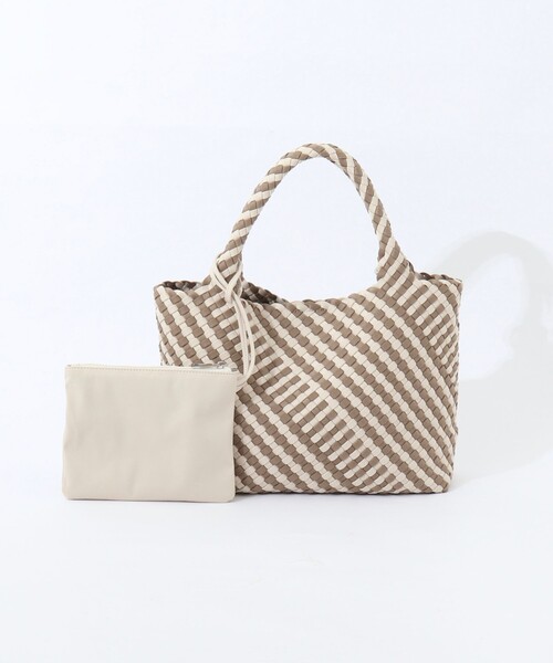 NOLLEY’S（ノーリーズ）の「メッシュトートSM（ショルダーバッグ・レディース・ネイビー/チャコールグレー/ベージュ系その他2/ブラック/ダークブラウン/ベージュ/キナリ/グリーン・FREE）」の18枚目の写真