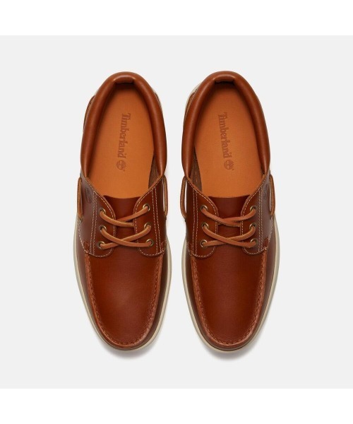 Timberland(ティンバーランド)の「ポルトフィーノ ピア ボートシューズ メンズ(モカシン/デッキシューズ・メンズ・ブラウン・25.5cm/26.0cm/26.5cm/27.0cm/27.5cm/28.0cm/25.0cm)」の2枚目の写真