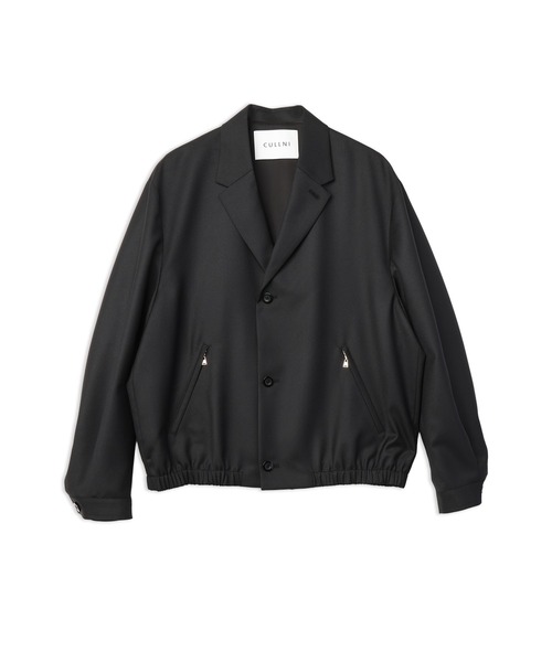 CULLNI(クルニ)の「Dry Gabardine Tailored Collar Blouson(ブルゾン・メンズ・ピンク/ブラック/ネイビー/グレー・1/2/0)」の1枚目の写真