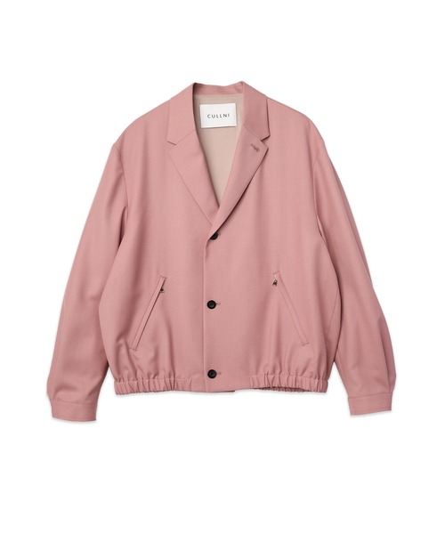 CULLNI(クルニ)の「Dry Gabardine Tailored Collar Blouson(ブルゾン・メンズ・ピンク/ブラック/ネイビー/グレー・1/2/0)」の6枚目の写真