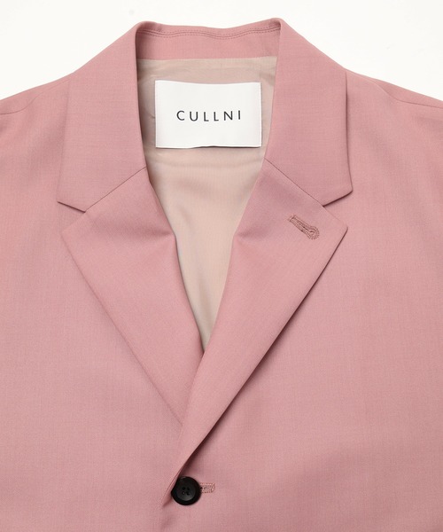 CULLNI(クルニ)の「Dry Gabardine Tailored Collar Blouson(ブルゾン・メンズ・ピンク/ブラック/ネイビー/グレー・1/2/0)」の8枚目の写真