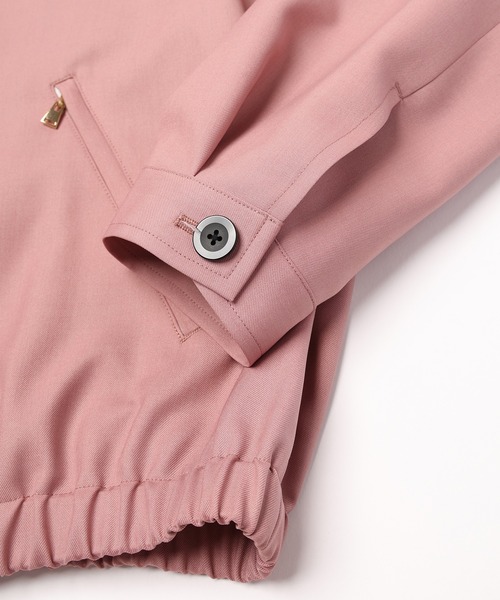 CULLNI(クルニ)の「Dry Gabardine Tailored Collar Blouson(ブルゾン・メンズ・ピンク/ブラック/ネイビー/グレー・1/2/0)」の11枚目の写真