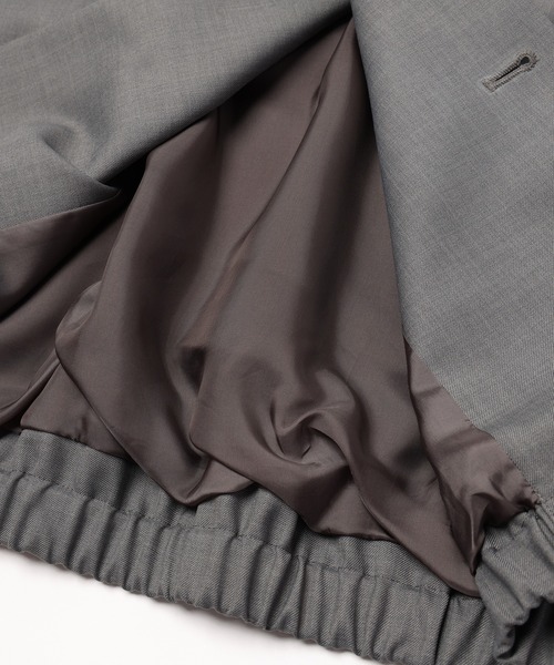 CULLNI(クルニ)の「Dry Gabardine Tailored Collar Blouson(ブルゾン・メンズ・ピンク/ブラック/ネイビー/グレー・1/2/0)」の18枚目の写真