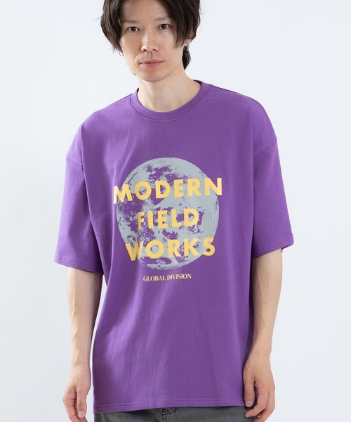 SIDEWAY STANCE(サイドウェイスタンス)の「【SIDEWAY STANCE】アース半袖Tシャツ(Tシャツ/カットソー・メンズ・ブラック/ホワイト系/ホワイト/ブラック系1/ブルー系/ホワイト系1/ブラック系/パープル・LARGE/MEDIUM/SMALL/X-LARGE)」の8枚目の写真