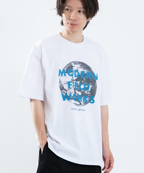 SIDEWAY STANCE(サイドウェイスタンス)の「【SIDEWAY STANCE】アース半袖Tシャツ(Tシャツ/カットソー・メンズ・ブラック/ホワイト系/ホワイト/ブラック系1/ブルー系/ホワイト系1/ブラック系/パープル・LARGE/MEDIUM/SMALL/X-LARGE)」の9枚目の写真