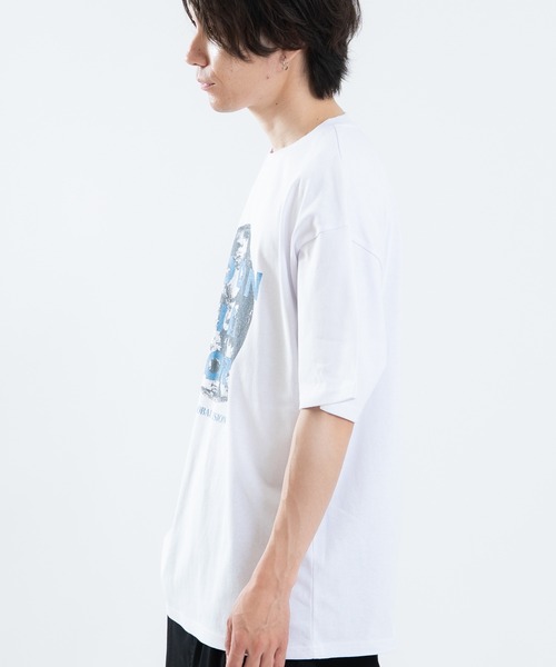SIDEWAY STANCE(サイドウェイスタンス)の「【SIDEWAY STANCE】アース半袖Tシャツ(Tシャツ/カットソー・メンズ・ブラック/ホワイト系/ホワイト/ブラック系1/ブルー系/ホワイト系1/ブラック系/パープル・LARGE/MEDIUM/SMALL/X-LARGE)」の10枚目の写真