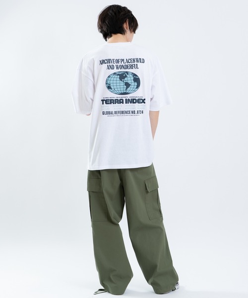 SIDEWAY STANCE(サイドウェイスタンス)の「【SIDEWAY STANCE】アース半袖Tシャツ(Tシャツ/カットソー・メンズ・ブラック/ホワイト系/ホワイト/ブラック系1/ブルー系/ホワイト系1/ブラック系/パープル・LARGE/MEDIUM/SMALL/X-LARGE)」の20枚目の写真