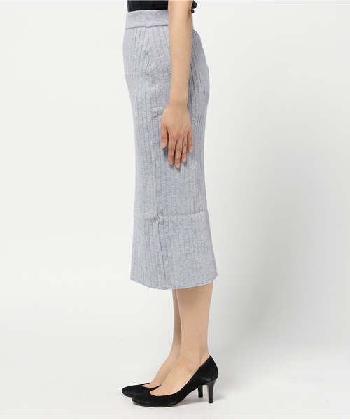 CIAOPANIC（チャオパニック）の「【Ciaopanic】リブタイトスカート（スカート・レディース・グレー/アイボリー/ブラック・FREE）」の10枚目の写真