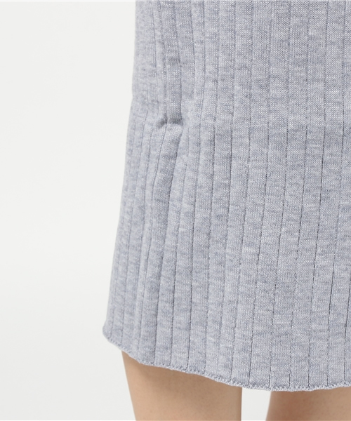 CIAOPANIC（チャオパニック）の「【Ciaopanic】リブタイトスカート（スカート・レディース・グレー/アイボリー/ブラック・FREE）」の7枚目の写真