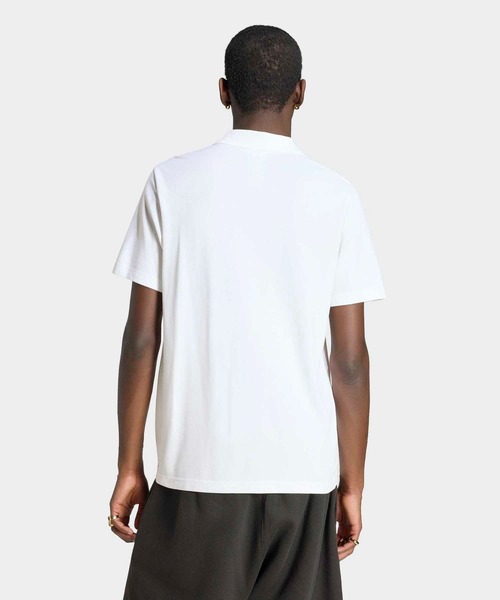 adidas(アディダス)の「トレフォイル エッセンシャルズ ポロ半袖Tシャツ / アディダスオリジナルス adidas Originals(ポロシャツ・メンズ・ホワイト・XX-LARGE/3XL/LARGE/MEDIUM/SMALL/X-LARGE/X-SMALL)」の2枚目の写真
