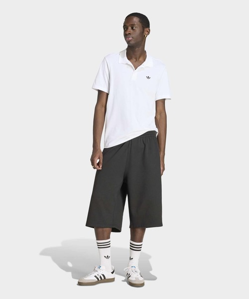 adidas(アディダス)の「トレフォイル エッセンシャルズ ポロ半袖Tシャツ / アディダスオリジナルス adidas Originals(ポロシャツ・メンズ・ホワイト・XX-LARGE/3XL/LARGE/MEDIUM/SMALL/X-LARGE/X-SMALL)」の5枚目の写真
