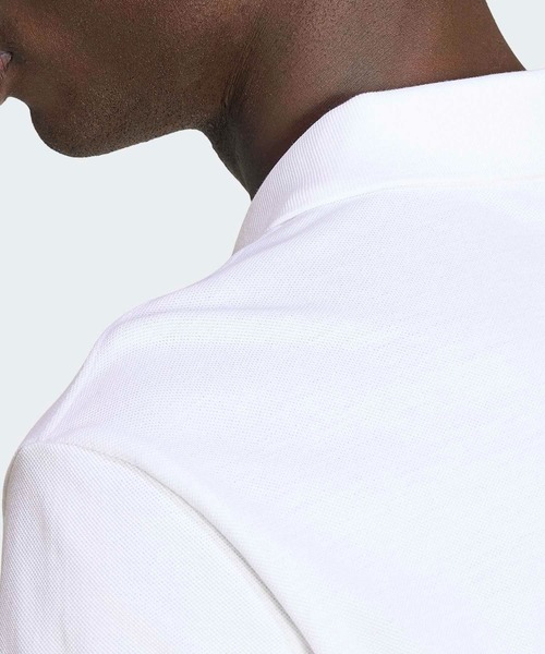 adidas(アディダス)の「トレフォイル エッセンシャルズ ポロ半袖Tシャツ / アディダスオリジナルス adidas Originals(ポロシャツ・メンズ・ホワイト・XX-LARGE/3XL/LARGE/MEDIUM/SMALL/X-LARGE/X-SMALL)」の4枚目の写真