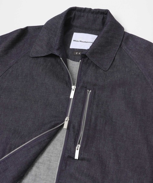 WHITE MOUNTAINEERING(ホワイトマウンテニアリング)の「『別注』White Mountaineering×EKAL DENIM DRIZZLER JACKET(デニムジャケット・メンズ・ブルー・3/2)」の4枚目の写真