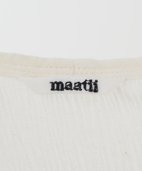 FRAMeWORK(フレームワーク)の「MATTII Wrinkle cotton Crew neck tank top(タンクトップ・レディース・ホワイト/レッド/チャコールグレー・FREE)」の17枚目の写真