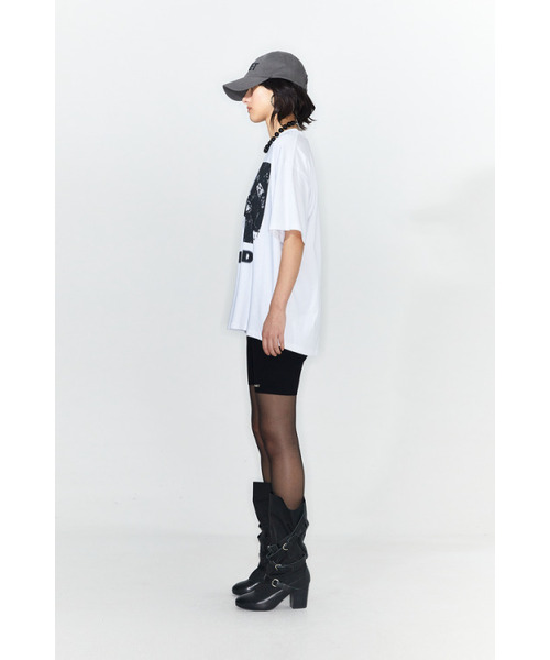 DEINET(ダイニット)の「CRESCENDO GRAPHICS T-SHIRT IN WHITE(Tシャツ/カットソー・レディース・その他・FREE)」の3枚目の写真