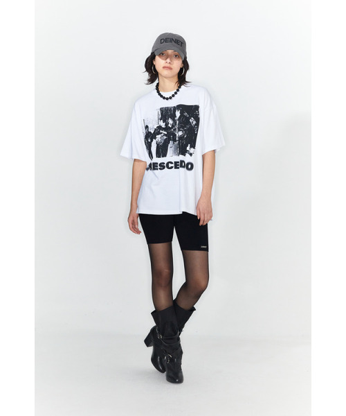 DEINET(ダイニット)の「CRESCENDO GRAPHICS T-SHIRT IN WHITE(Tシャツ/カットソー・レディース・その他・FREE)」の6枚目の写真