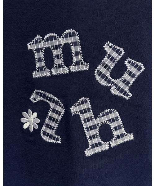 muahmuah（ムーアムーア）の「ダブルチェック 長袖Tシャツ [ネイビー]（Tシャツ/カットソー・レディース・その他・FREE）」の10枚目の写真