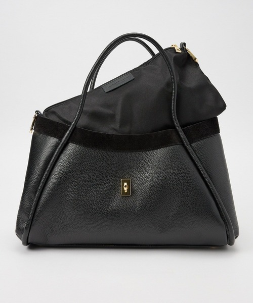 AULENTTI(オウレンティ)の「【AULENTTI】コンビボストンBAG(ボストンバッグ・レディース・ブラック/ダークブラウン・フリー)」の17枚目の写真