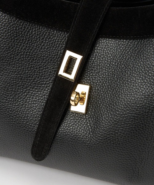 AULENTTI(オウレンティ)の「【AULENTTI】コンビボストンBAG(ボストンバッグ・レディース・ブラック/ダークブラウン・フリー)」の14枚目の写真