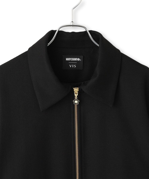 MARY QUANT(マリークワント)の「【MARY QUANT×VIS】ジップアップブルゾン(ブルゾン・レディース・ブラック系その他/ブラック・FREE)」の4枚目の写真