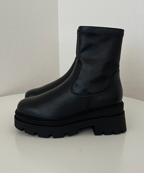 prose verse(プロズヴェール)の「トラックソールストレッチショートブーツ(ブーツ・レディース・ブラック・X-LARGE/LARGE/MEDIUM/SMALL)」の9枚目の写真