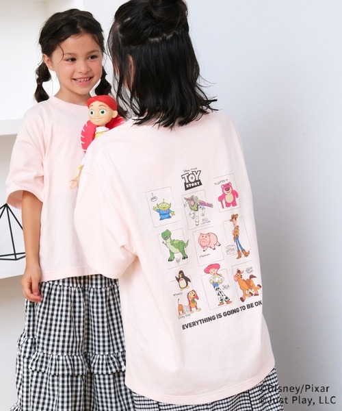 LEPSIM(レプシィム)の「TOY STORY(トイ・ストーリー)/【産前・産後対応】マタニティ/プリントT 866958(マタニティウェア/グッズ・レディース・チャコールグレー/オフホワイト/ライトピンク・FREE)」の3枚目の写真